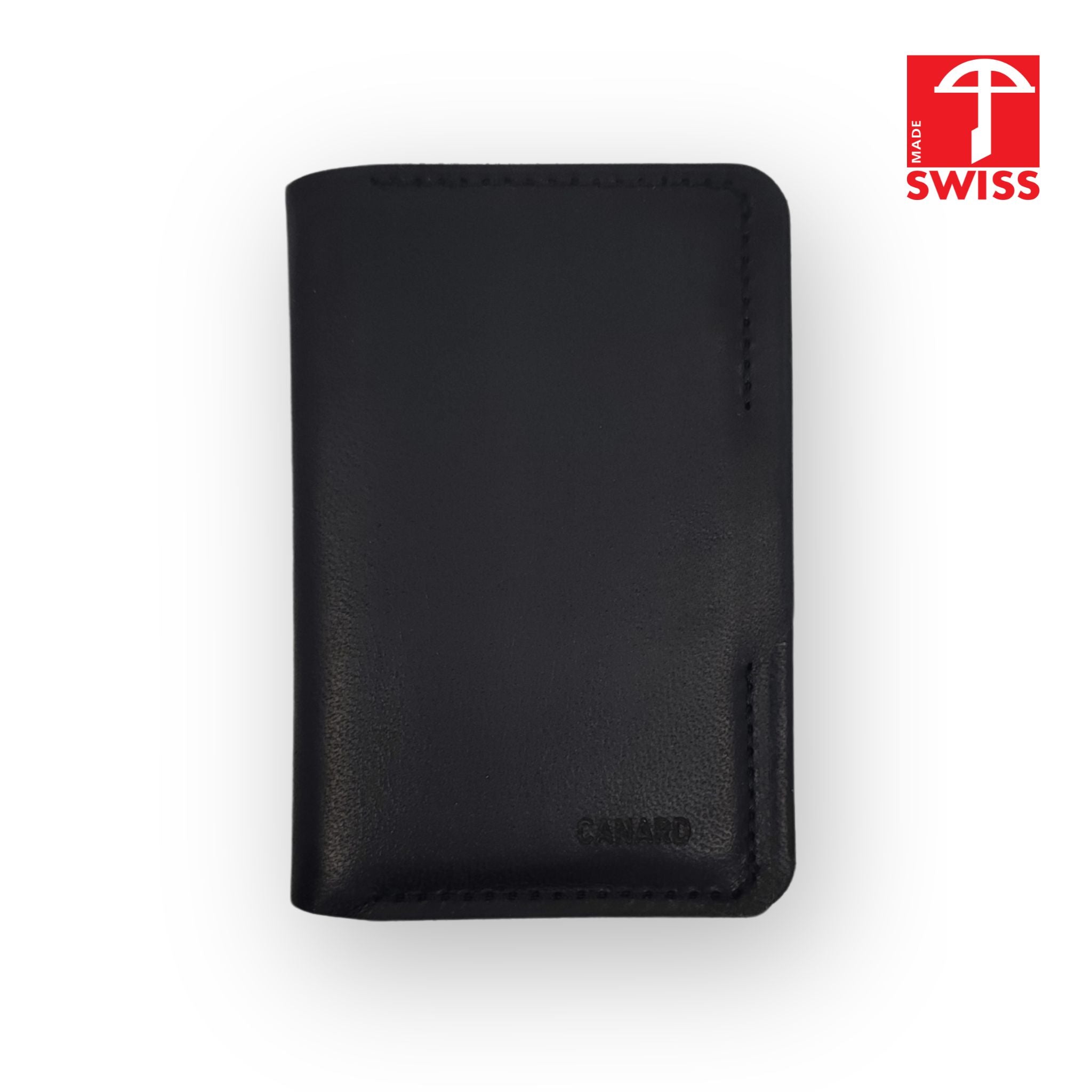 Kartenetui für Kreditkarten. Schwarz swiss made - CANARD Essentials